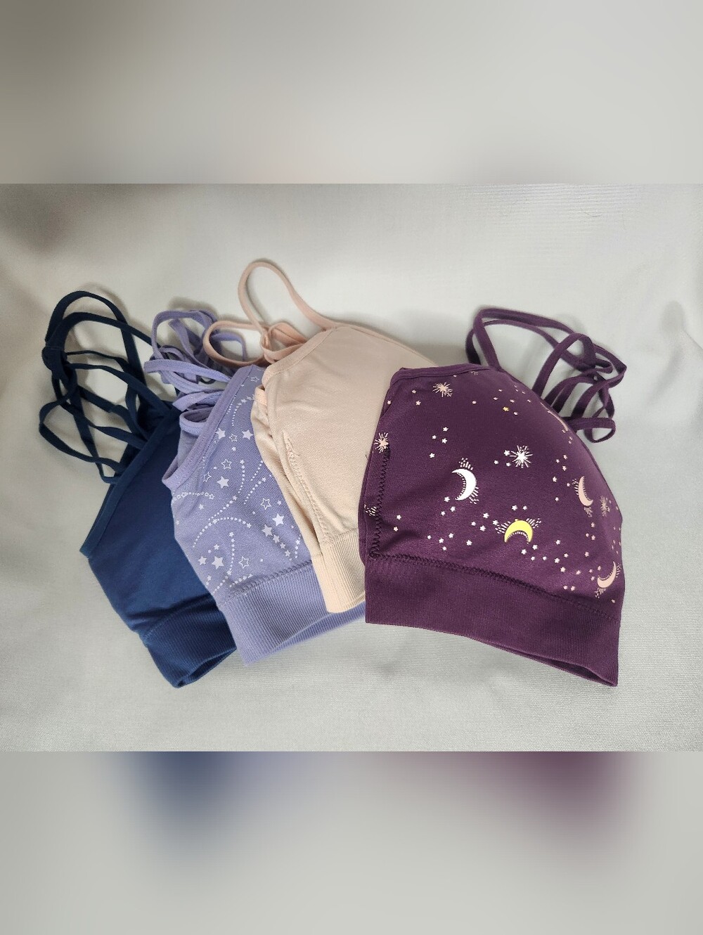Arizona Seamless Strappy Back Bralette 4 Pack